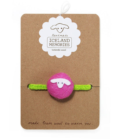 Elastic - Cotton Candy Pink / Bright Green