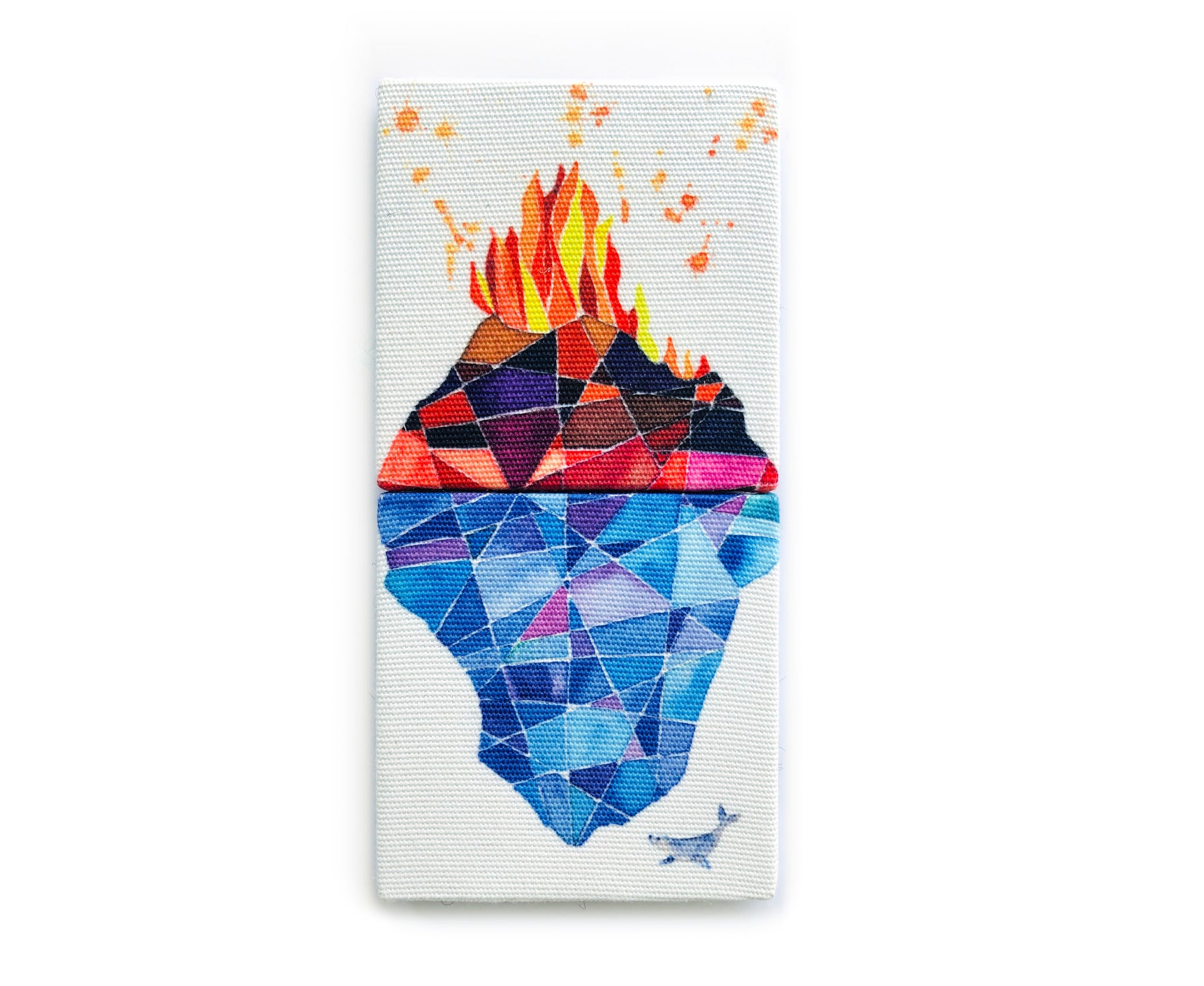 Canvas Magnet - Fire